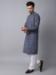 Picture of Shapely Cotton Navy Blue Kurtas
