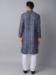 Picture of Shapely Cotton Navy Blue Kurtas