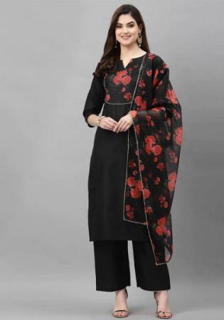 Picture of Sublime Rayon Black Kurtis & Tunic