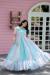 Picture of Grand Georgette Medium Turquoise Readymade Gown
