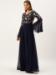 Picture of Georgette & Organza Midnight Blue Readymade Gown