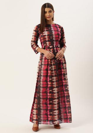 Picture of Well Formed Cotton & Organza Sienna Kurtis And Tunic