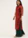 Picture of Good Looking Cotton & Organza Red Kurtis And Tunic