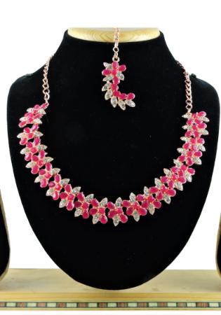 Picture of Beautiful Pink Necklace Set