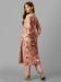 Picture of Charming Cotton Rosy Brown Kurtis & Tunic