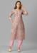 Picture of Bewitching Cotton Rosy Brown Kurtis & Tunic