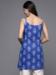 Picture of Cotton & Crepe Dark Slate Blue Kurtis And Tunic