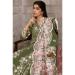Picture of Rayon & Cotton Dark Olive Green Straight Cut Salwar Kameez