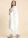 Picture of Comely Net White Straight Cut Salwar Kameez