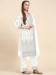 Picture of Comely Net White Straight Cut Salwar Kameez