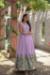 Picture of Pleasing Silk Plum Readymade Gown