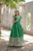 Picture of Shapely Silk Medium Sea Green Readymade Gown
