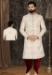 Picture of Charming Georgette Off White Sherwani