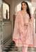 Picture of Classy Georgette Pink Straight Cut Salwar Kameez