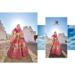 Picture of Magnificent Silk Indian Red Lehenga Choli