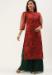 Picture of Georgette & Organza Maroon Kurtis And Tunic