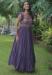 Picture of Magnificent Georgette Dark Slate Grey Readymade Gown