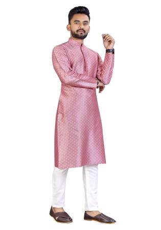 Picture of Ideal Silk Pink Kurtas