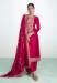 Picture of Enticing Silk Deep Pink Straight Cut Salwar Kameez