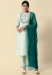Picture of Cotton & Silk Off White Readymade Salwar Kameez