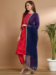 Picture of Cotton & Silk Crimson Readymade Salwar Kameez
