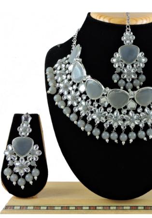 Picture of Pretty Dark Grey Necklace Set