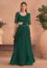 Picture of Graceful Georgette & Net Sea Green Saree