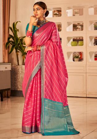 Picture of Sightly Silk Pink Saree