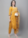 Picture of Cotton & Silk Sandy Brown Readymade Salwar Kameez