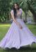 Picture of Well Formed Georgette Light Steel Blue Readymade Gown