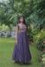 Picture of Taking Georgette Dark Slate Grey Readymade Gown