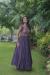 Picture of Taking Georgette Dark Slate Grey Readymade Gown