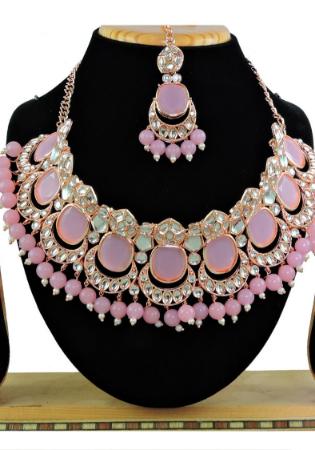 Picture of Comely Rosy Brown Necklace Set