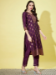 Picture of Cotton & Silk Purple Readymade Salwar Kameez
