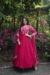 Picture of Sightly Georgette Medium Violet Red Readymade Gown