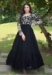 Picture of Alluring Georgette Black Readymade Gown