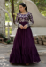 Picture of Graceful Georgette Brown Readymade Gown