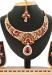 Picture of Shapely Maroon Necklace Set