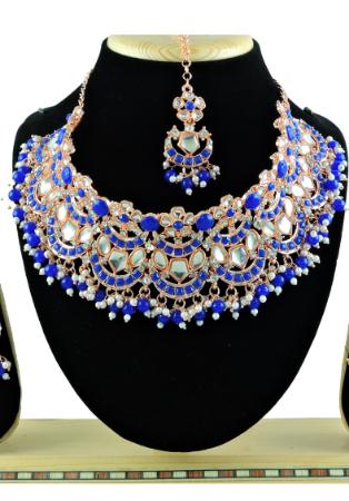 Picture of Charming Midnight Blue Necklace Set