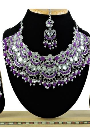 Picture of Charming Purple Necklace Set