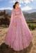 Picture of Georgette & Net Pale Violet Red Lehenga Choli