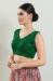 Picture of Statuesque Chiffon Forest Green Designer Blouse