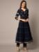 Picture of Appealing Rayon Navy Blue Readymade Salwar Kameez