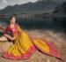 Picture of Marvelous Satin Sandy Brown Saree