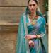 Picture of Radiant Silk Teal Saree