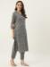 Picture of Classy Cotton Slate Grey Readymade Salwar Kameez