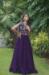 Picture of Stunning Georgette Purple Readymade Gown