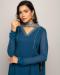 Picture of Admirable Crepe Midnight Blue Readymade Salwar Kameez
