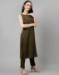 Picture of Magnificent Cotton Dark Olive Green Kurtis & Tunic