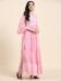 Picture of Cotton & Silk & Organza Pink Kurtis And Tunic